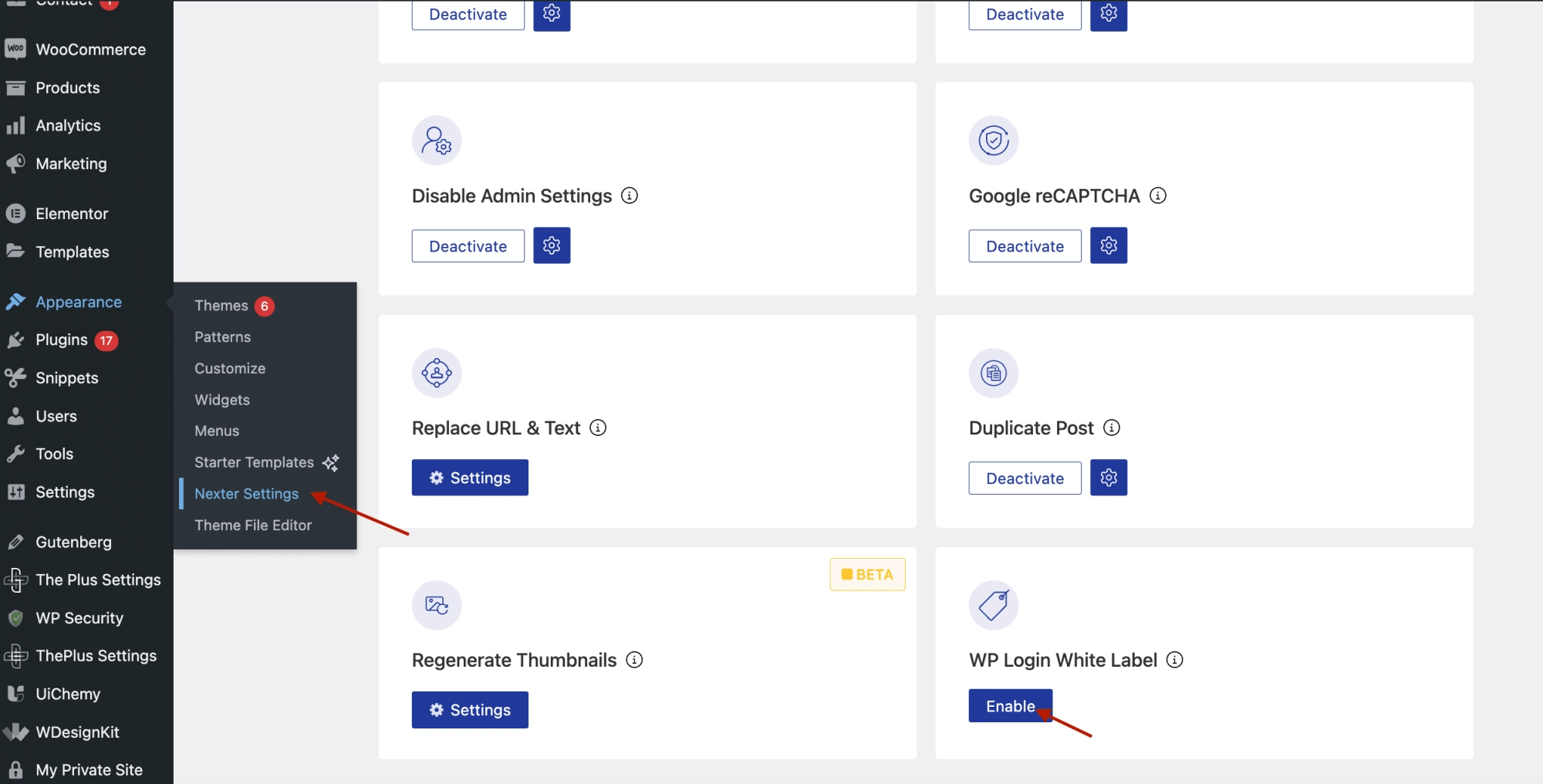 Enable WP Login White Label