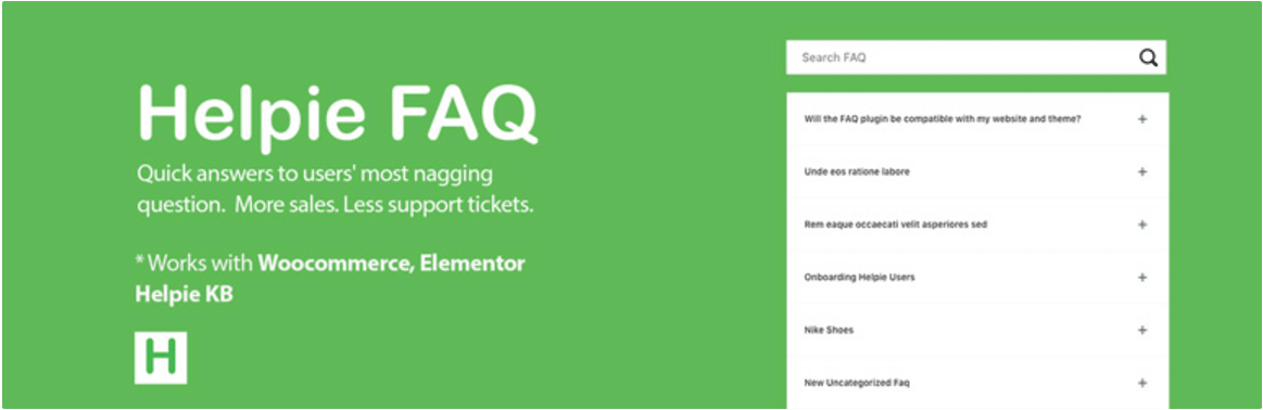 Helpie FAQ