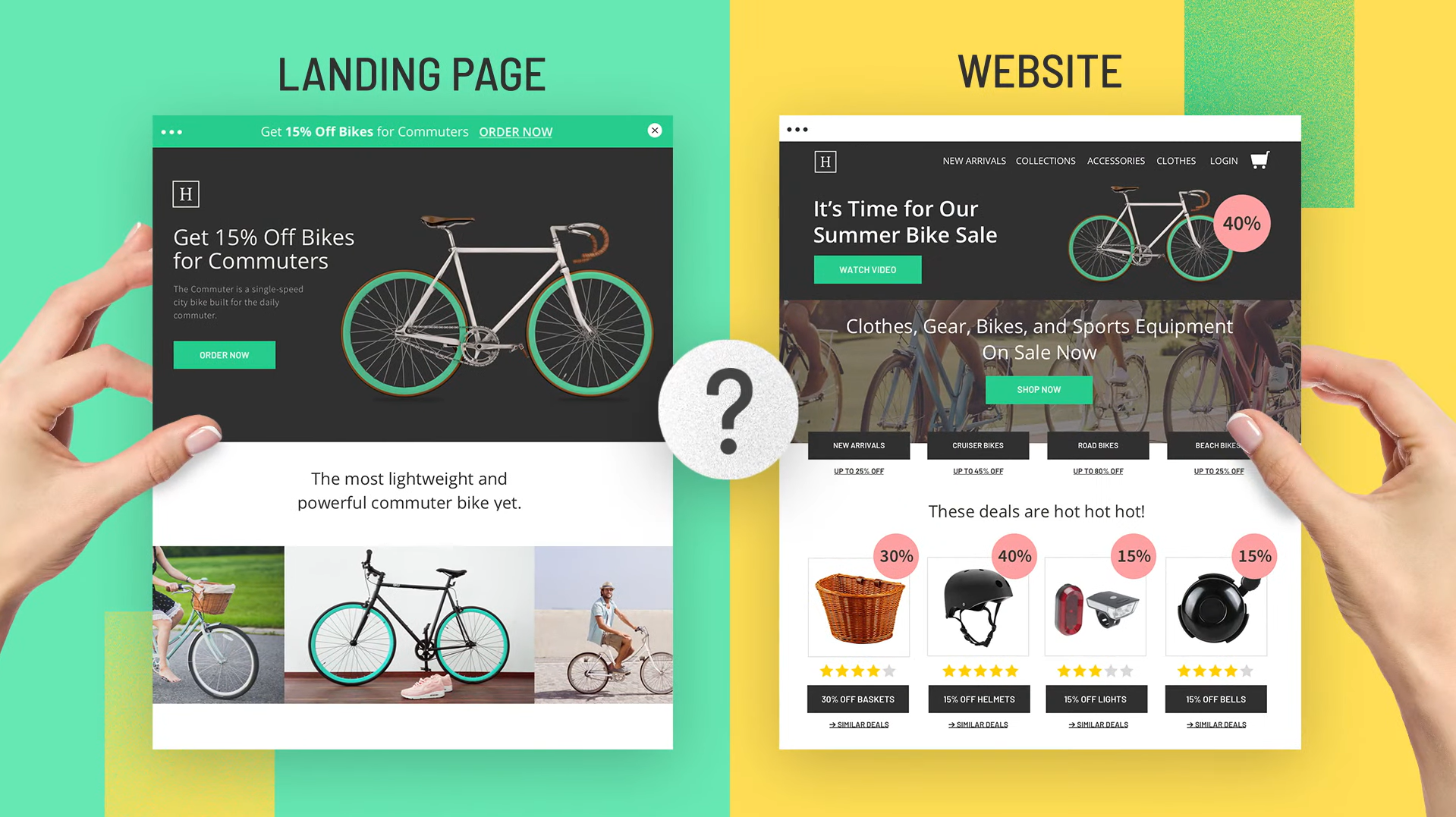 Landing Page Vs Website