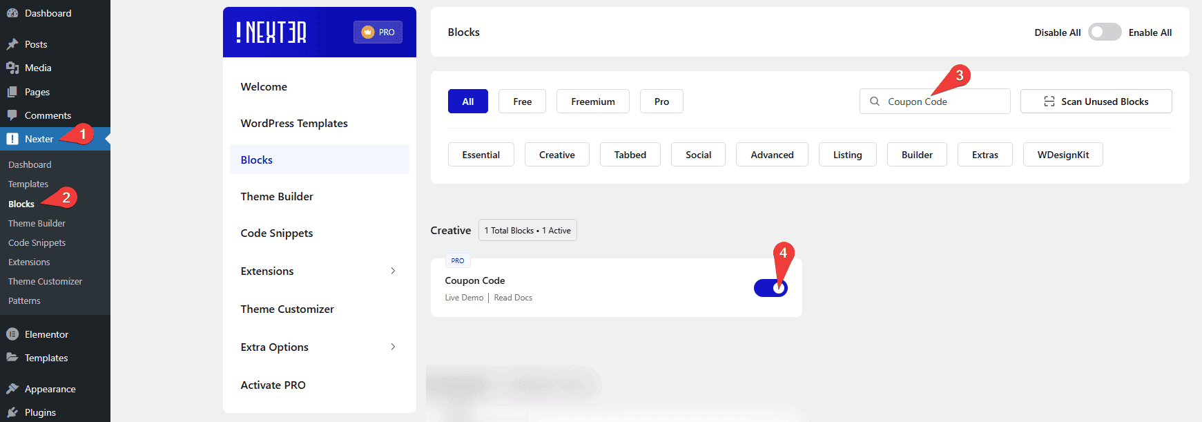 Nexter Blocks Coupon Code Activate