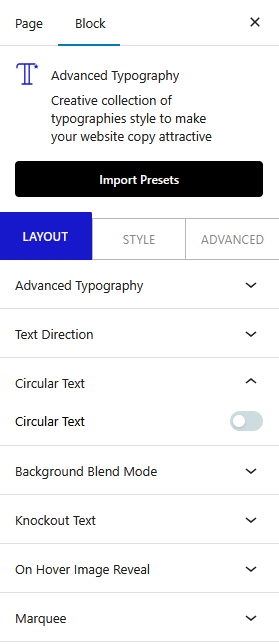 How to Add Advanced Typography in WordPress? 9 advanced typography circular text new