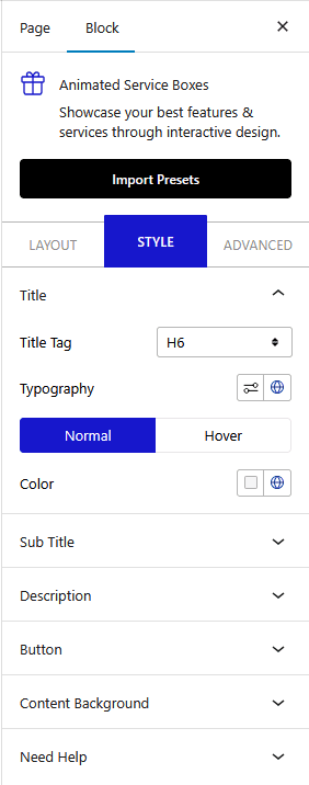 How to Add Animated Service Boxes in WordPress? 4 animated service box style new