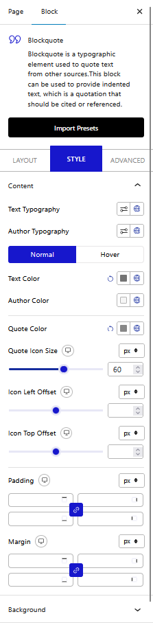 blockquote style new