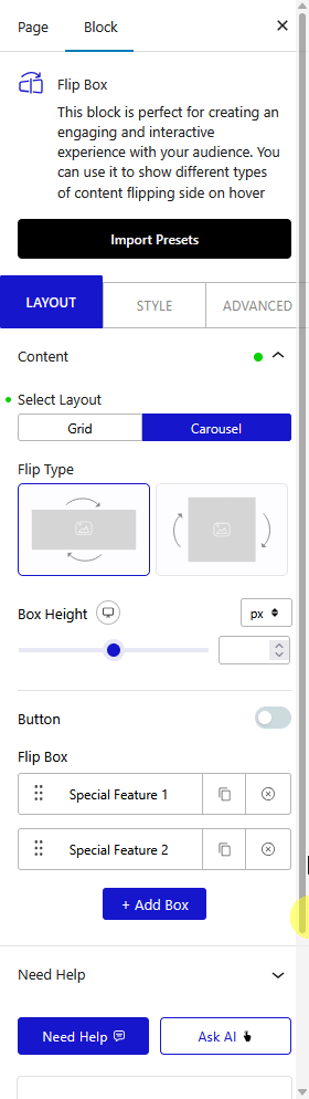 flipbox carousel new