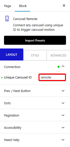 infobox carousel remote unique id new