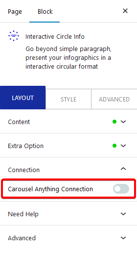 interactive circle connection