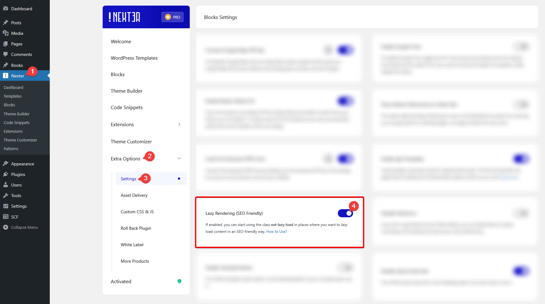 How to Add SEO-Friendly Lazy Loading in WordPress? 5 lazy rendering activation new