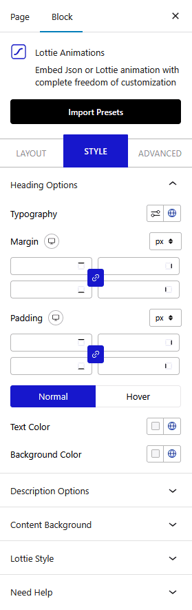 lottiefiles animation style new