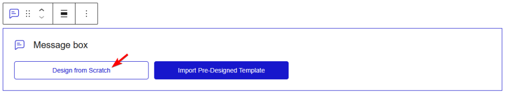 message box design type