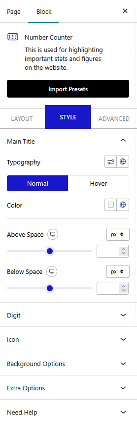 number counter style new