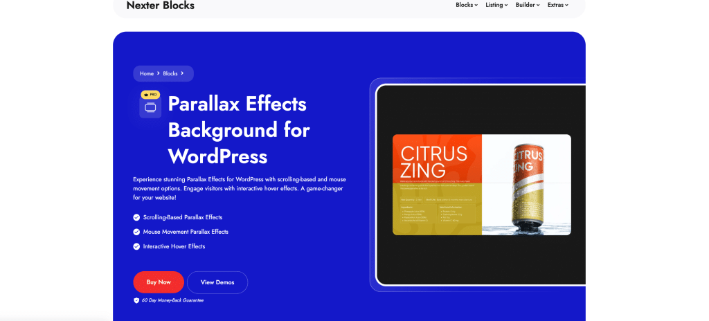 parallax effect