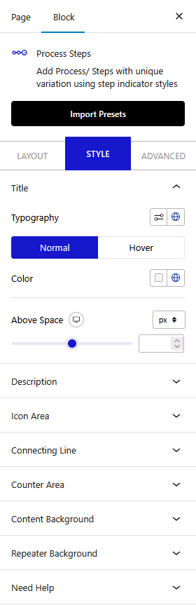 process steps style new
