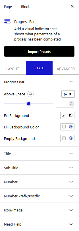progress bar style new
