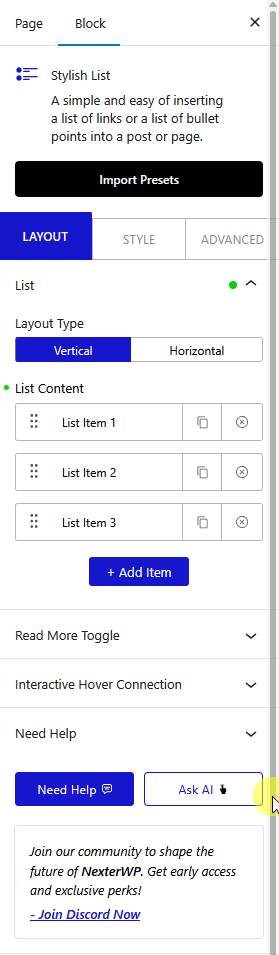 stylish list tooltip new