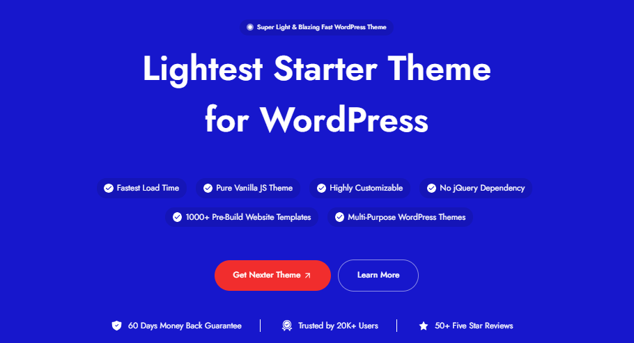 Nexter Lightest WordPress Theme