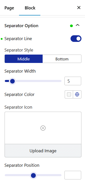 Separator Style