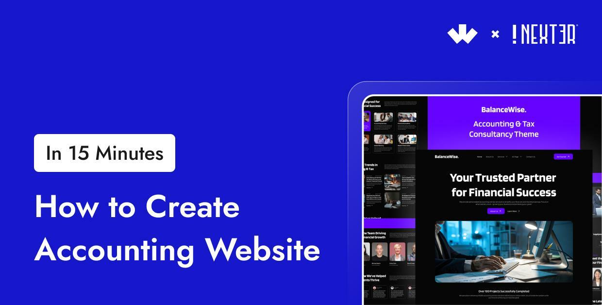 How to Create Accounting Website Using WordPress in 15 Minutes