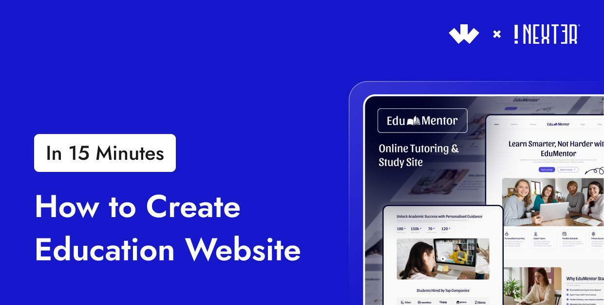 How to Create Education Website Using WordPress in 15 Minutes