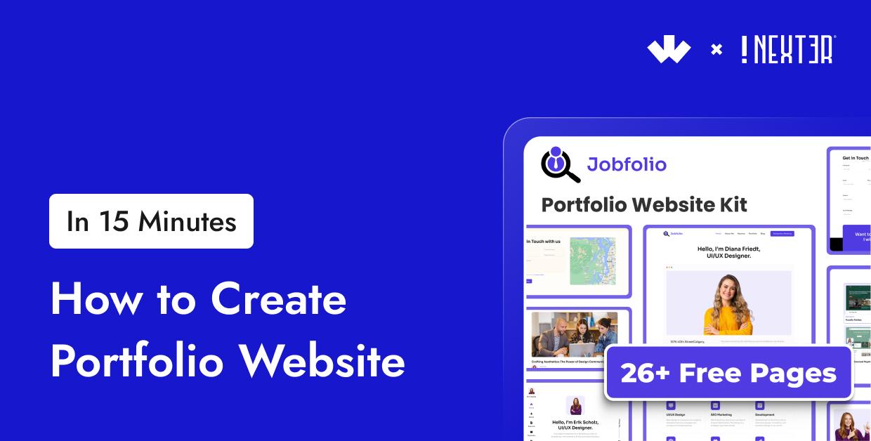 How to Create Portfolio Website Using WordPress in 15 Minutes
