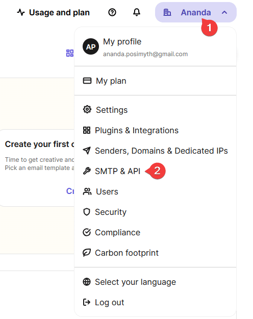 How to Connect Brevo to a WordPress Form? 1 brevo api 1
