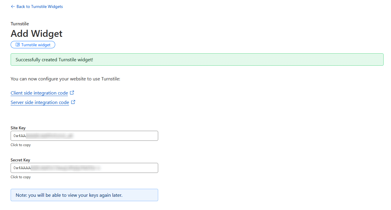 create cloudflare turnstile 3