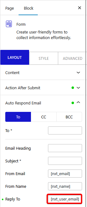 How to Send Custom Email Confirmation to the User from WordPress Form? 2 form reply to