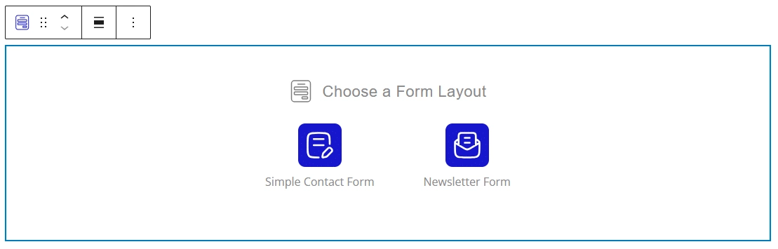 How to Add a Form in WordPress? 2 form type 1