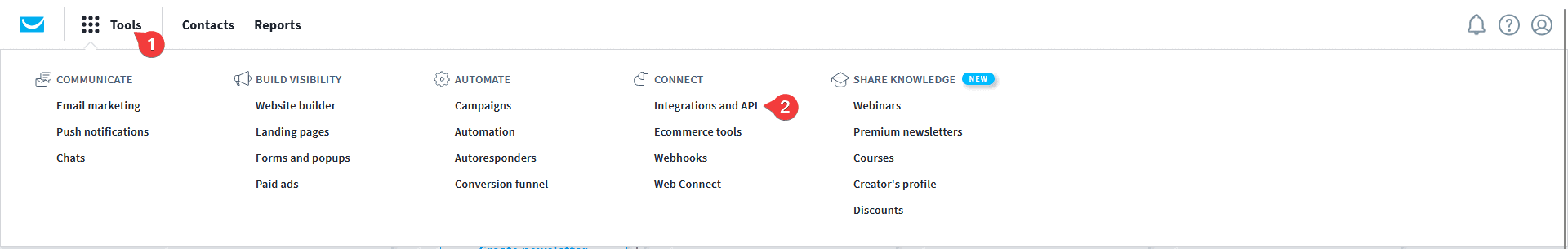 How to Connect GetResponse to a WordPress Form? 1 getresponse api 1 1