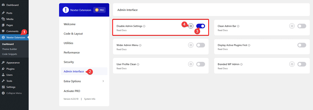 How to Hide the Admin Bar in WordPress for All Users? 5 enable disable admin settings