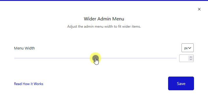 How to Adjust the WordPress Admin Menu Width? 2 wider admin menu popup