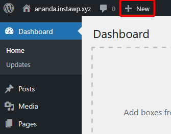 How to Clean Up the WordPress Admin Bar? 8 wp admin bar new button