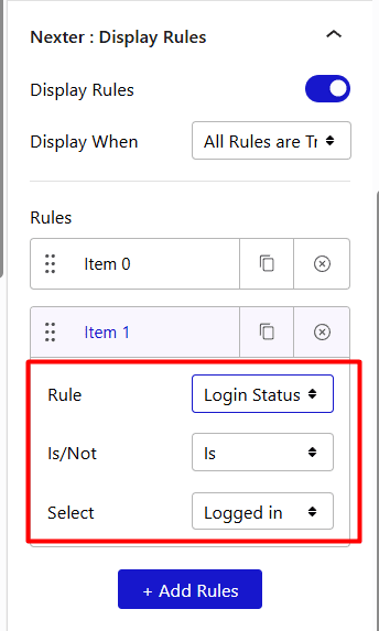 Display Rule Image