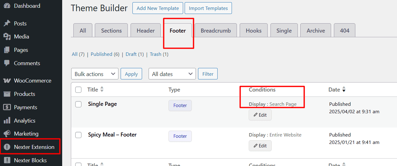 Nexter Advanced Footer Builder image