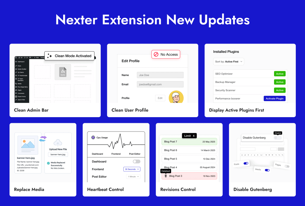 Nexter Extension new updates 1