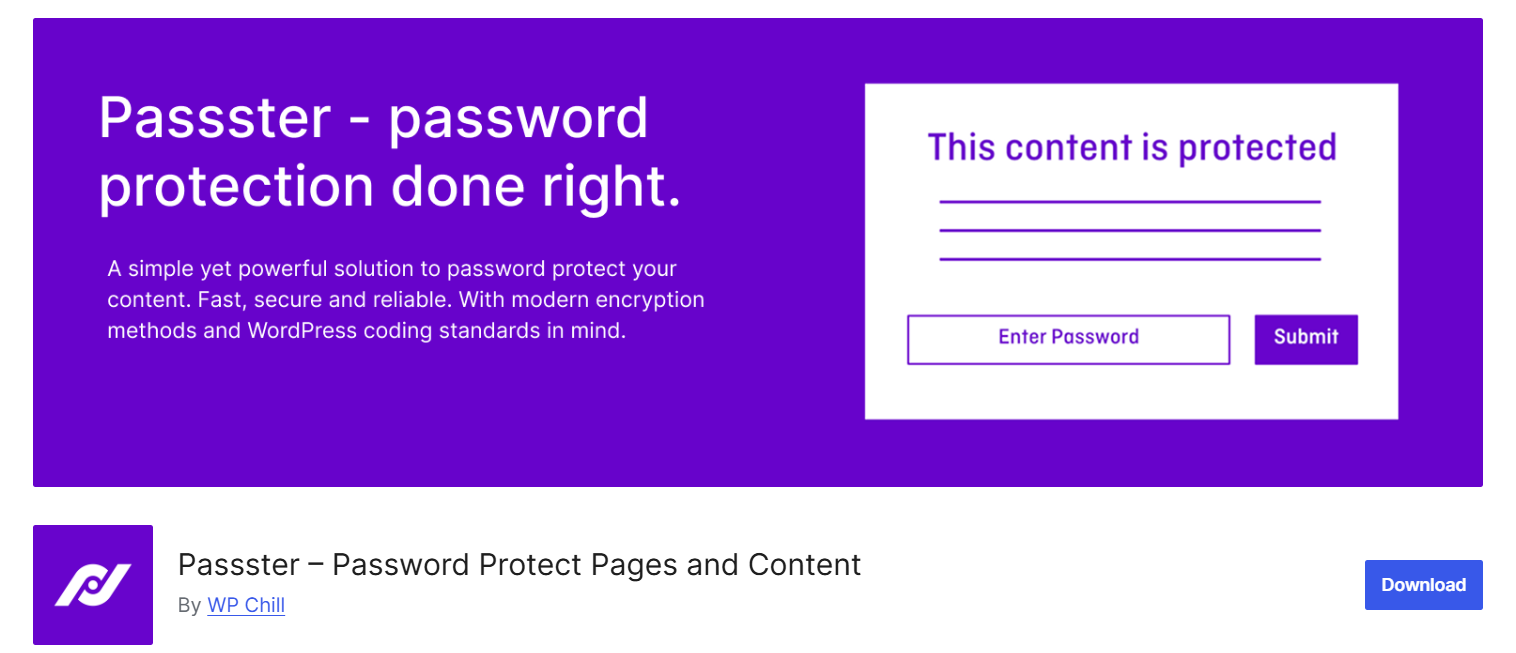9 Ways to Protect Content in WordPress in 2025 5 Passster Image