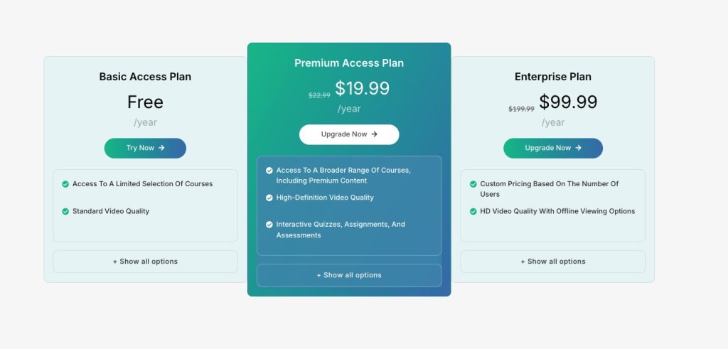 How to Create Multi Column Pricing Table in WordPress (Gutenberg) 1 image 1
