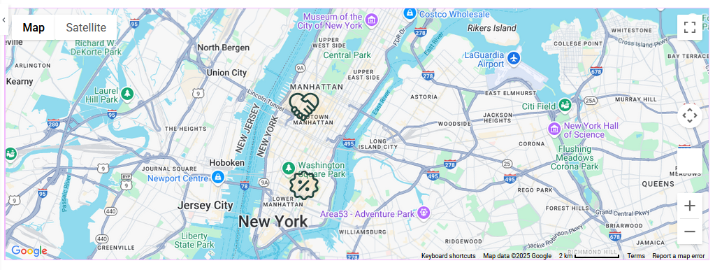 How to Embed Google Maps in WordPress Contact Form 16 multiple pins image