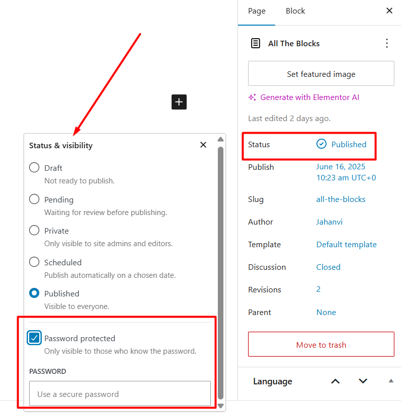 status and visibility image