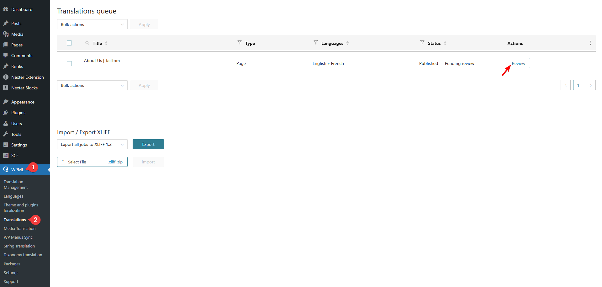 How to Create a Multilingual Website with Nexter Theme and WPML? 15 wpml review translation