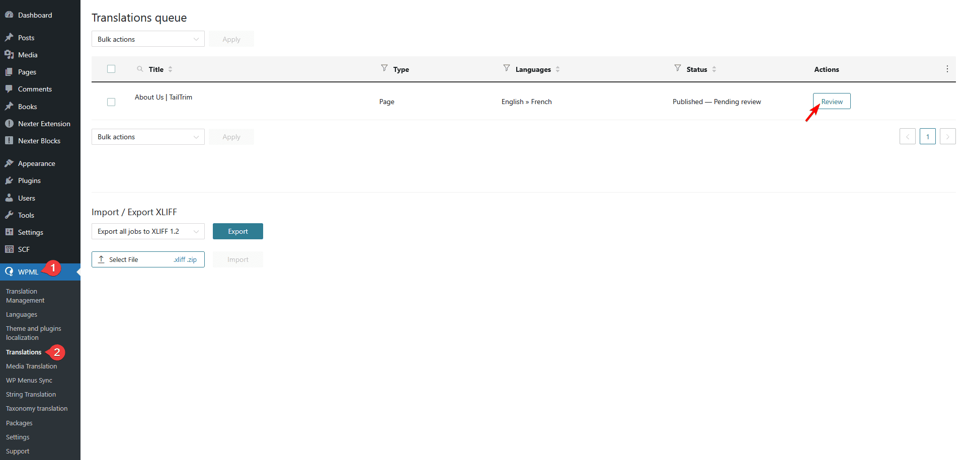 wpml review translation