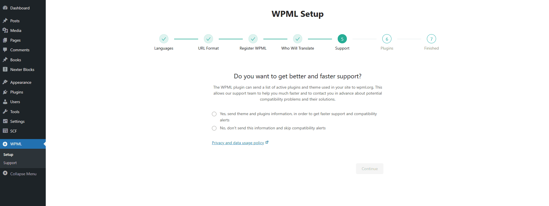 wpml support