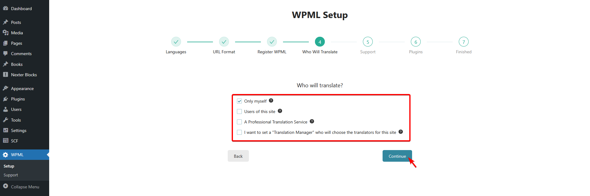 How to Create a Multilingual Website with Nexter Theme and WPML? 9 wpml who will translate