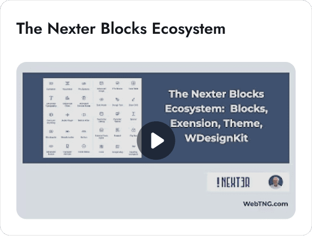 The Nexter Blocks Ecosystem