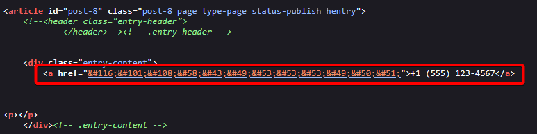 encoded phone link demo