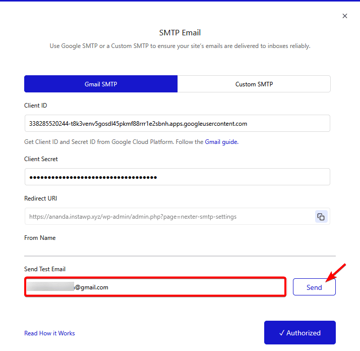 gmail-smtp-send-test-email