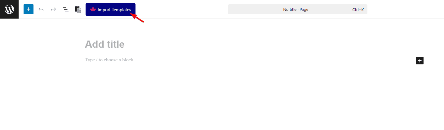 nexter blocks import templates editor new