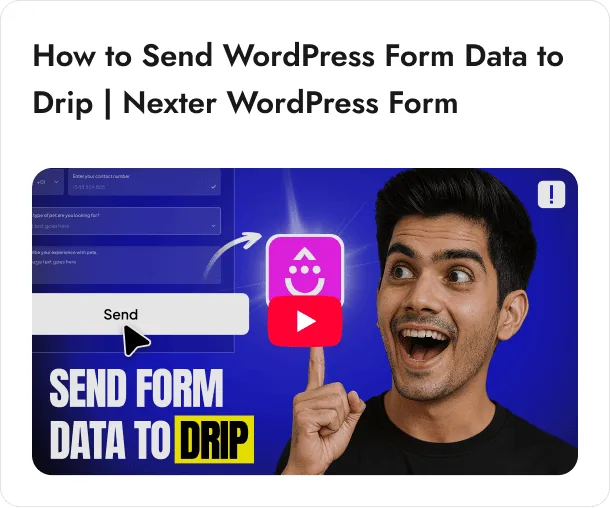 send form data to drip