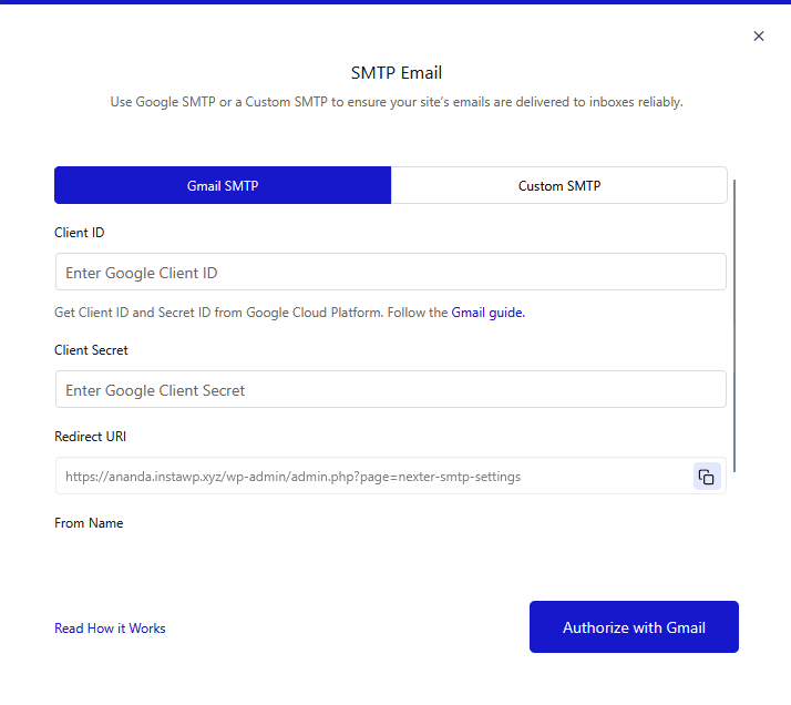 smtp-email-popup
