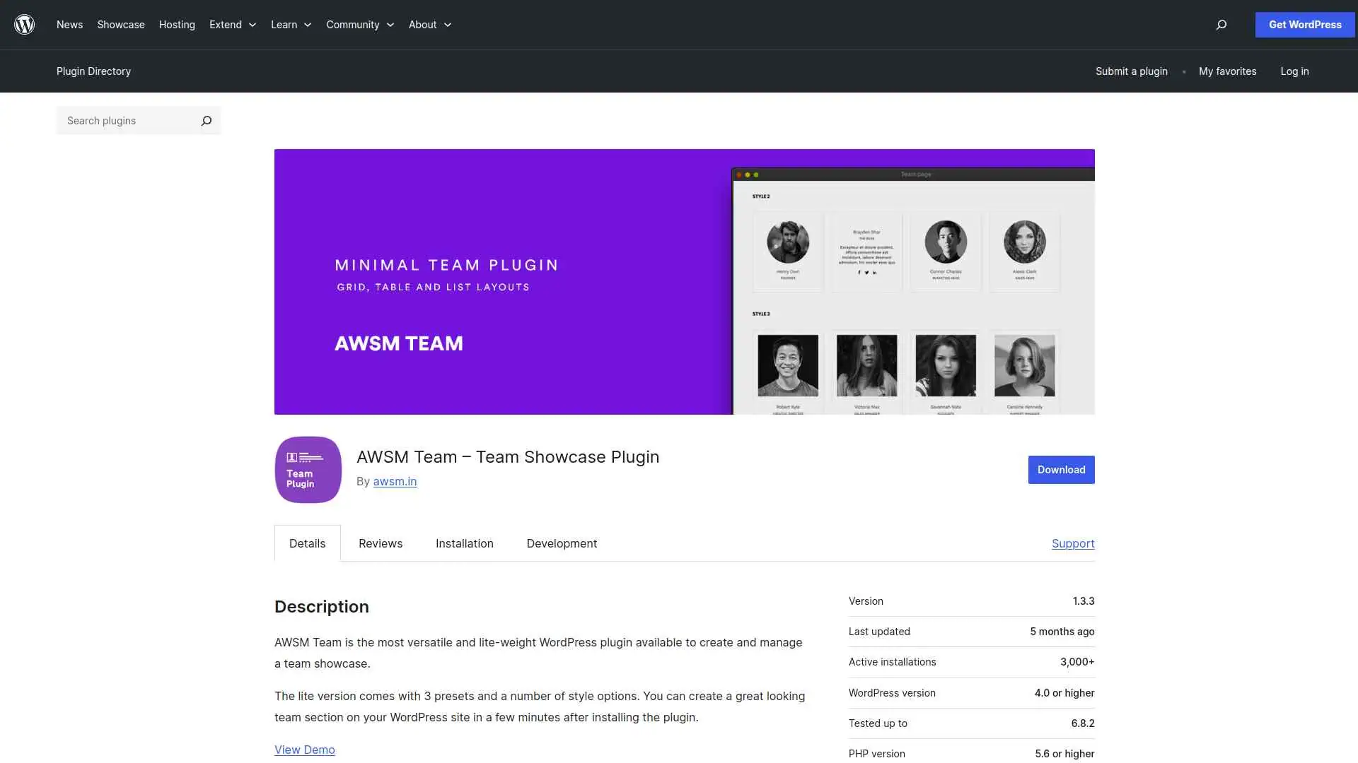 5 Best Team Member Plugins for WordPress Compared 10 AWSM Team image