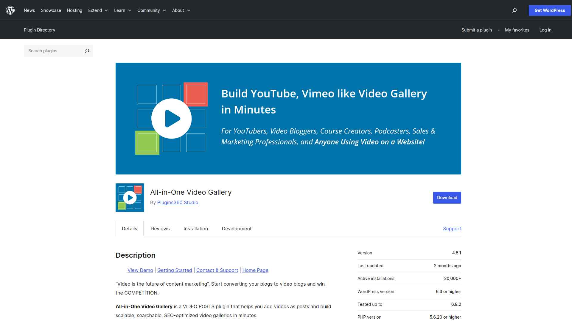 All in One Video Gallery